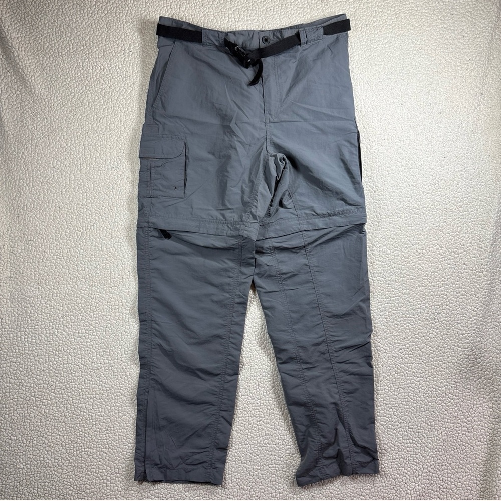 Magellan Outdoors Water Repellant Men’s Convertible Fish Gear Gray‎ Cargo Pants